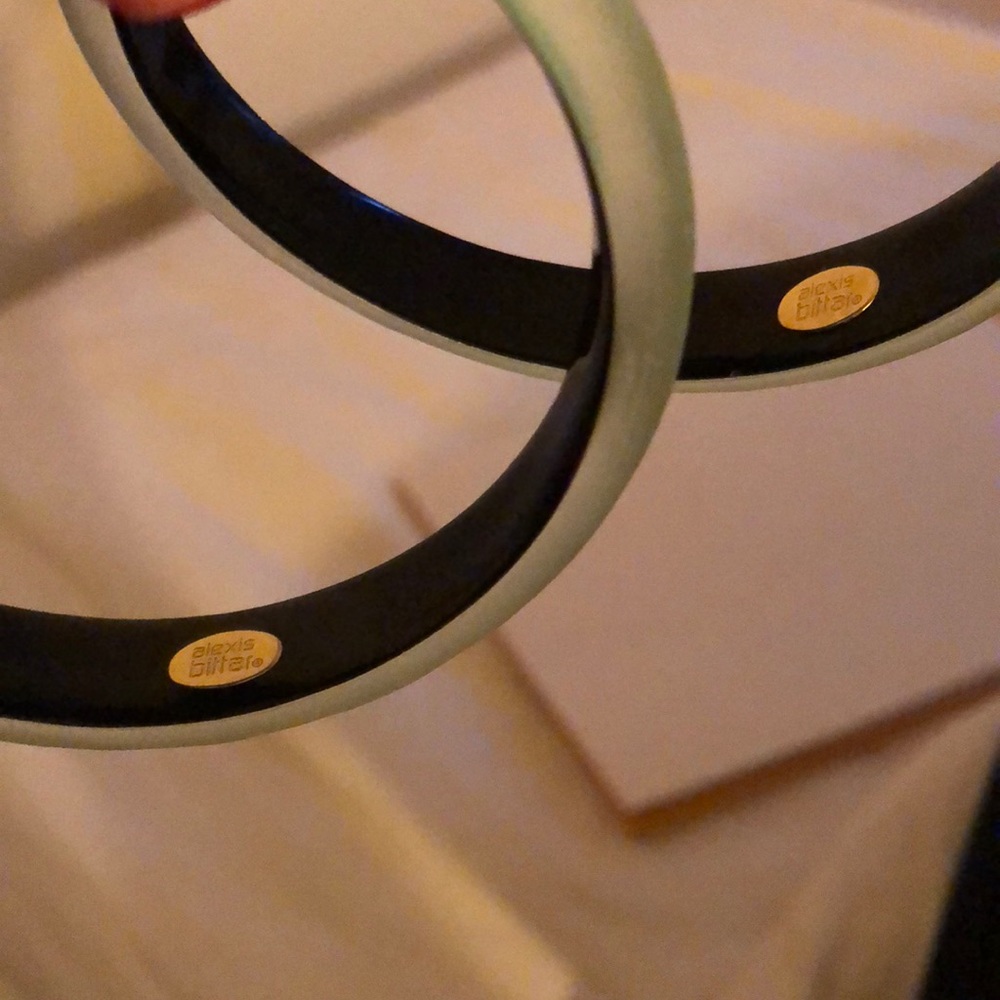 3 Alexis Bittar Lucite Bangles - Picture 2 of 3